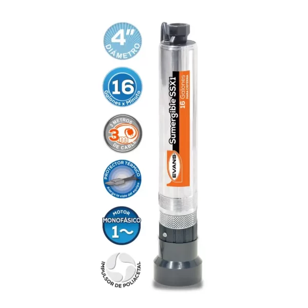 Bomba para cisterna 1 HP 115V - Imagen 2