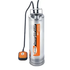 Bomba sumergible para cisterna 2 HP 5” con flotador