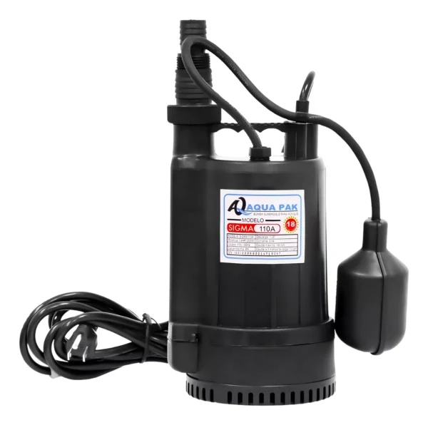 Bomba de achique sumergible Aqua Pak ¼ HP